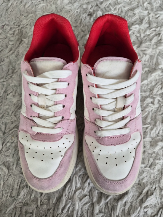 H&M Shoes - H&M Pink and White Colorblock Sneakers Size 5.5